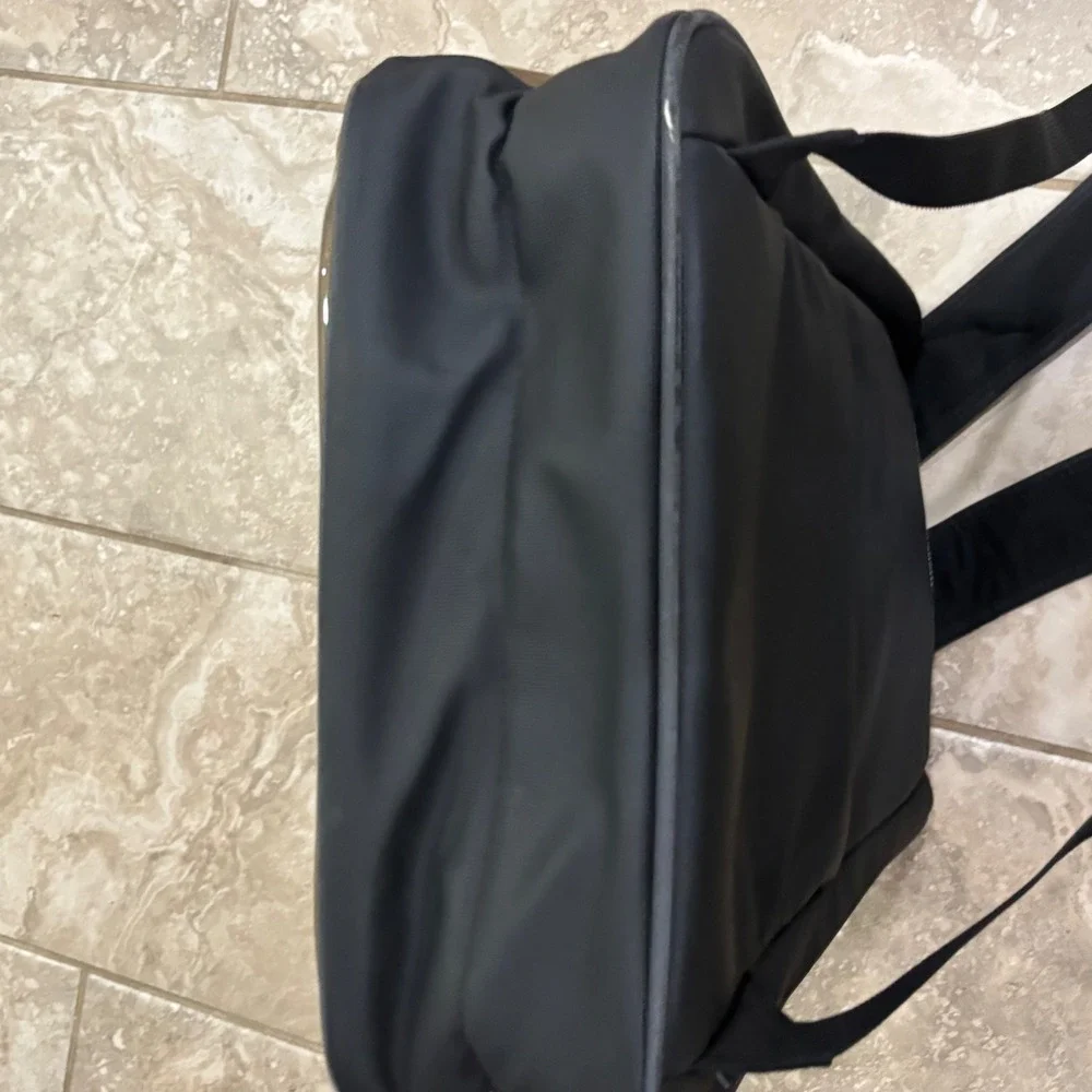 Himz Warrior Transparent Black PVC Backpack Men Stadium Approved Bag